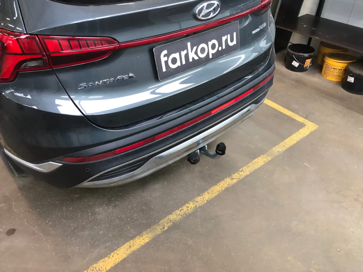 Фаркоп Galia для Hyundai Santa Fe 2020-2024 K050A в Краснодар Фаркоп Galia для Hyundai Santa Fe 2020-2024 K050A в Краснодар