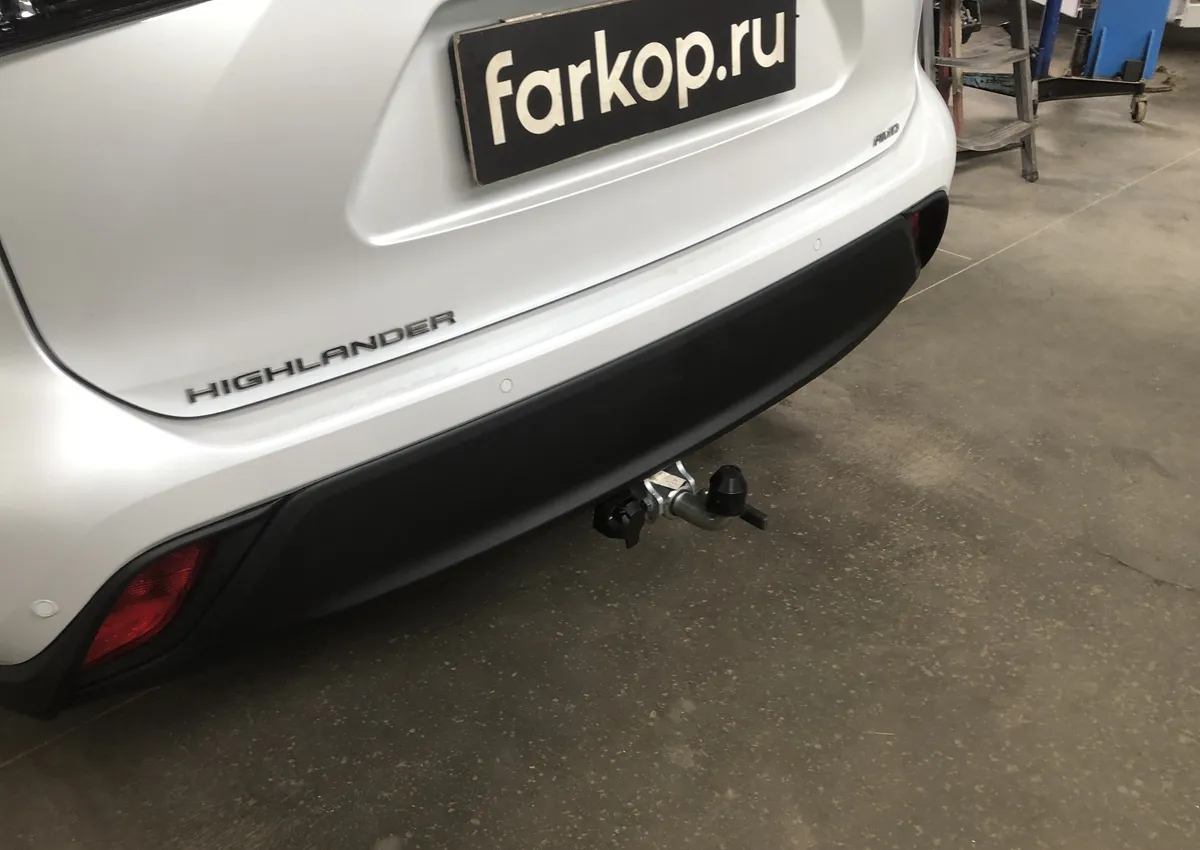 Фаркоп Galia для Toyota Highlander 2019-2026 T077C в Краснодар Фаркоп Galia для Toyota Highlander 2019-2026 T077C в Краснодар