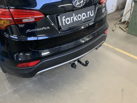 Фаркоп Лидер Плюс для Hyundai Santa Fe 2012-2018, (вкл.Grand) H224-A в Краснодар