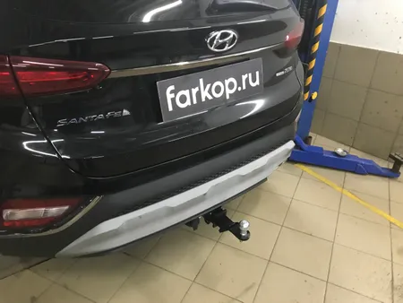 Фаркоп Лидер Плюс для Hyundai Santa Fe 2018-2022 Арт. H230-E H230-E в Краснодар