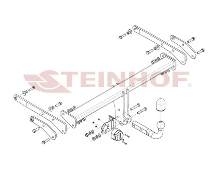 Фаркоп Steinhof для Audi Q5 2026- A-111 в Краснодар
