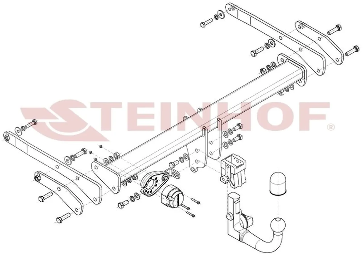 Фаркоп Steinhof для Audi Q5 2026- A-112 в Краснодар Фаркоп Steinhof для Audi Q5 2026- A-112 в Краснодар
