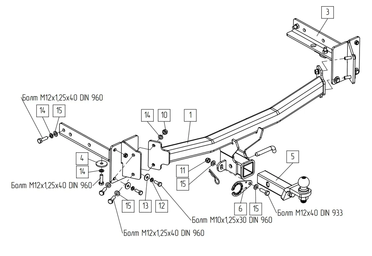 Фаркоп TowRus для LiXiang L6 2024- Арт. 288194 288194 в Краснодар Фаркоп TowRus для LiXiang L6 2024- Арт. 288194 288194 в Краснодар