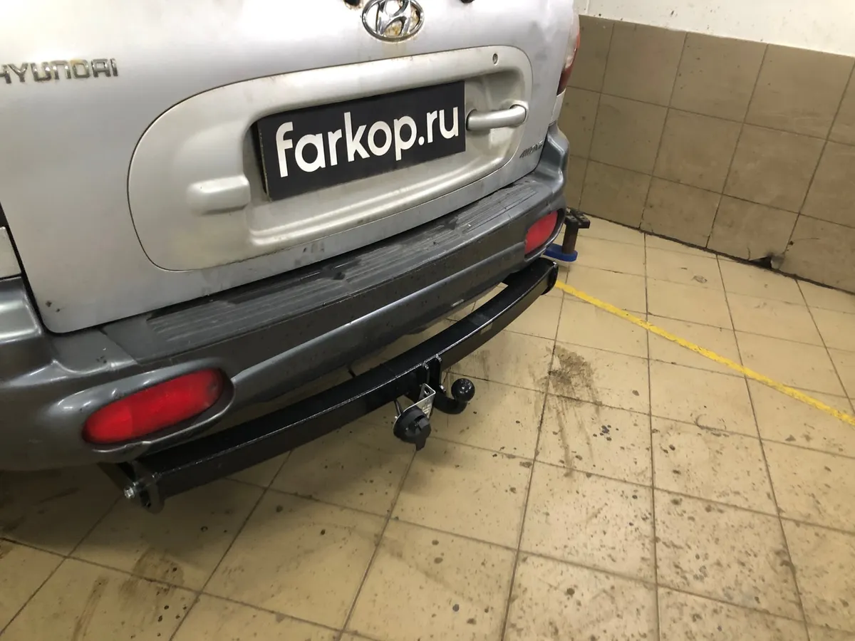 Фаркоп Лидер Плюс для Hyundai Santa Fe 2001-2006 H205-A в Краснодар