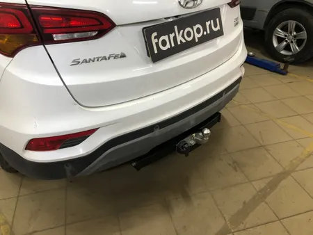 Фаркоп Лидер Плюс для Hyundai Santa Fe 2012-2018 H224-F в Краснодар