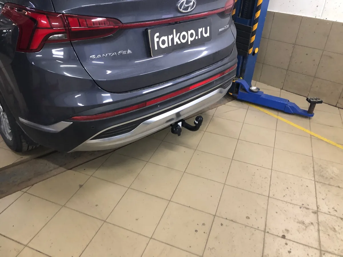 Фаркоп Oris для Hyundai Santa Fe 2020-2024 6768-A в Краснодар