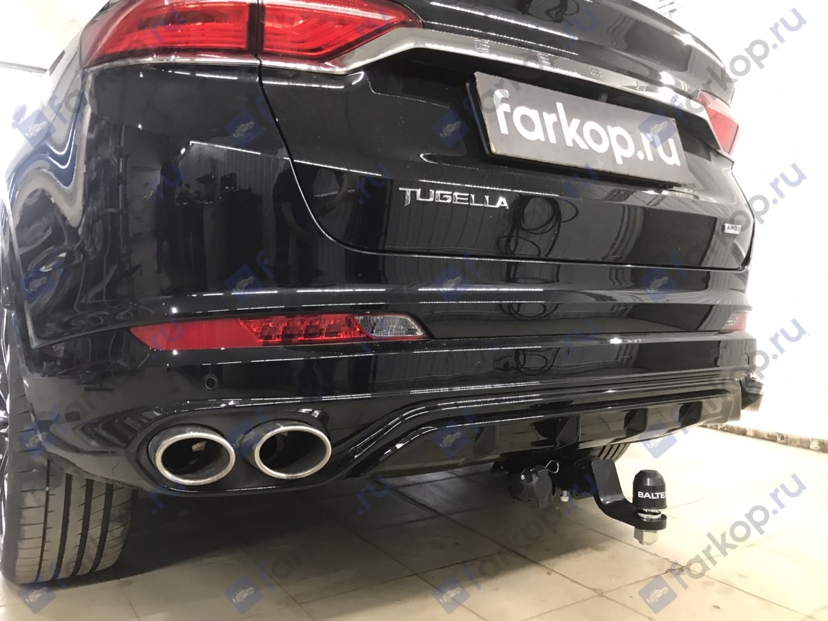 Установили фаркоп Baltex для Geely Tugella 2023 г.в.